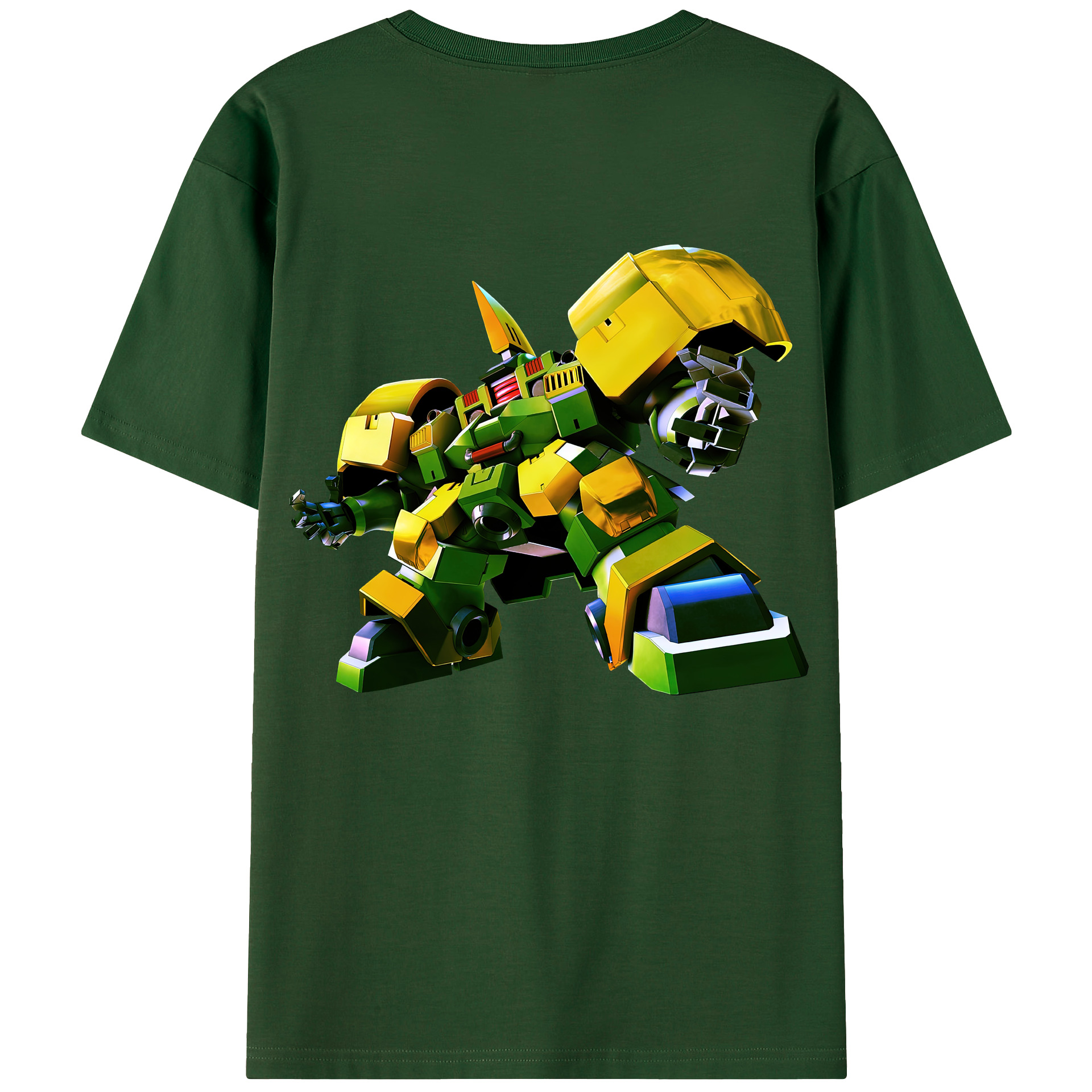 （画像用） 機動戦士ガンダム Mobile Suit Gundam 綿100％半袖Tシャツ（背面プリント）